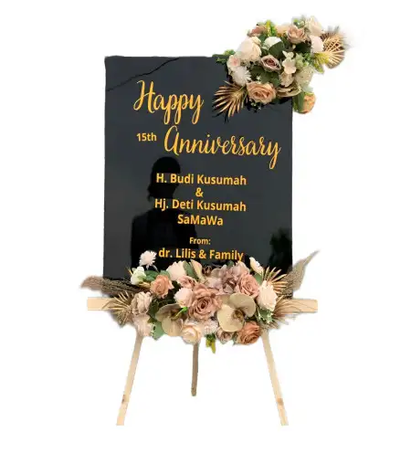 Papan Bunga Akrilik Ketileng