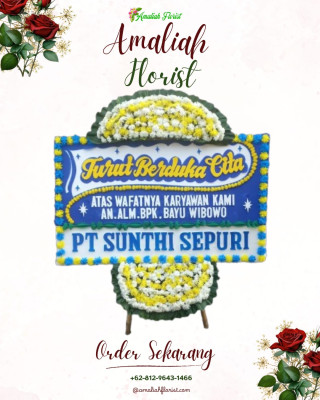 Papan Bunga Duka di Ketileng